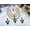 Rose Green, variant on Exquisite Indian Bollywood Wedding & Bridal Wear Silver Plated Women's Kundan Jewelry Choker Necklace Set