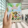 thumbnail image 4 of Corgi Hello Summer with Sunglasses and Surfboard Tropical Vibes Travel Passport Wallet Welsh Corgi Dog Lover Gifts Idea PU Leather Passport Holder Cover - 00007, 4 of 5