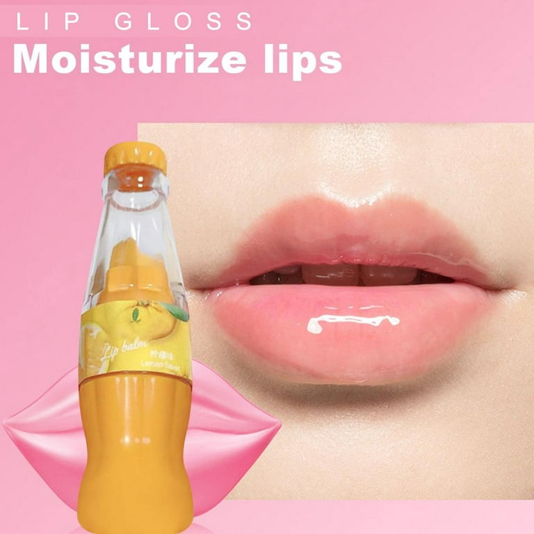 Balm Moisturizing|Soda Lipstick|Perfect for Bottle Flavored Girls Gloss Women and Ladies Flavoring Essence-Fruit Gift for Lip Gloss Lip Lip Base Famure