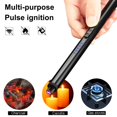 thumbnail image 3 of Electric Igniter Windproof Battery Status Display Metal Electric Plasma Igniter with Battery Indicator for Home, 3 of 10