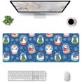 thumbnail image 2 of Christmas Snow Ball Large Mouse Pad for Desk XL Gaming Mouse Pad 31.5x11.8in Extended Desk Mat Non-Slip Base Desk Pad with Stitched Edge Computer Keyboard Mouse Mat Gaming Mousepad for Home Office, 2 of 6