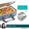 thumbnail image 2 of Rachael Ray Lasagna Lugger Duo, Casserole Carrier, Fits 9" x 13" Baking Dish, Slate Stripe., 2 of 7