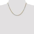 thumbnail image 2 of 14k Tri Colored 18 Inch 2.9mm Rope Chain Necklace Pendant Charm, 2 of 9