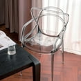 thumbnail image 1 of Heavenly Collection Plastic Dining Chair for Kitchen and Dining Room, 1 of 8