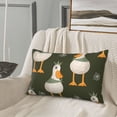 thumbnail image 5 of Fuzoiu Mallard Ducks Wild Birds Print Fuzzy Pillowcases, Super Soft Pillow Case Cover with Zipper for Bedroom, Sofa, Couch,Cozy Pillow Shams for All Seasons-20"x30", 5 of 6