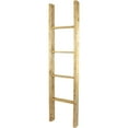 thumbnail image 4 of Ekena Millwork 15"W x 60"H x 3 1/2"D Vintage Farmhouse 4 Rung Ladder, Barnwood Decor Collection, Natural Barnwood, 4 of 13