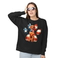 thumbnail image 2 of Patriotic Vizsla 4th of July Independence Paws Sweatshirt Unisex Merch Vizslas Dog Lover Gifts Idea - 02010, 2 of 6