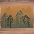 thumbnail image 5 of Ambesonne Country Jigsaw Puzzle Durable Cardboard, Pine Trees Woodland Ombre, 1000 pcs, Dark Peach, 5 of 5