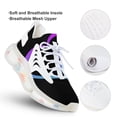 thumbnail image 3 of Creative Printing Love Foot Walking Shoes for Men Woman Lightweight Tennis Fashion Elastic Sports Shoes Cushion Basketball Shoes, 3 of 7