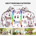 thumbnail image 4 of Haiem Cute Dog for Women's Fashion Hoodies & Sweatshirts with Kangaroo Pocket,Hooded Sweatshirt with Eye-catching Drawstrings-X-Large, 4 of 7