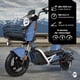 thumbnail image 2 of Bicicleta Electrica Moto Bici Scooter 3 Vel 55km/h 800w 60v Azul Bizmo, 2 of 7