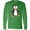 Kelly Green, variant on Inktastic Cute Penguin, Little Penguin, Penguin with Bow Tie Long Sleeve T-Shirt