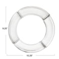 thumbnail image 2 of Creative Co-Op Elegant Curved Glass Dish and Votive Holder, Clear, 2 of 3