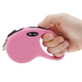thumbnail image 5 of Unique Bargains Retractable Pet Leash Classic Dog Leash Soft Handle Pink 118.11", 5 of 6