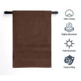 thumbnail image 3 of 100% Cotton 4-Pack Bath Towel Sets - Extra Plush & Absorbent Over-sized Brown Bath Towels - 54" x 27" (Brown), 3 of 4