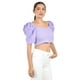 thumbnail image 2 of Crop top con moño en espalda Roman Fahion /Juvenil, 0680 (Lila) lila M, 2 of 4