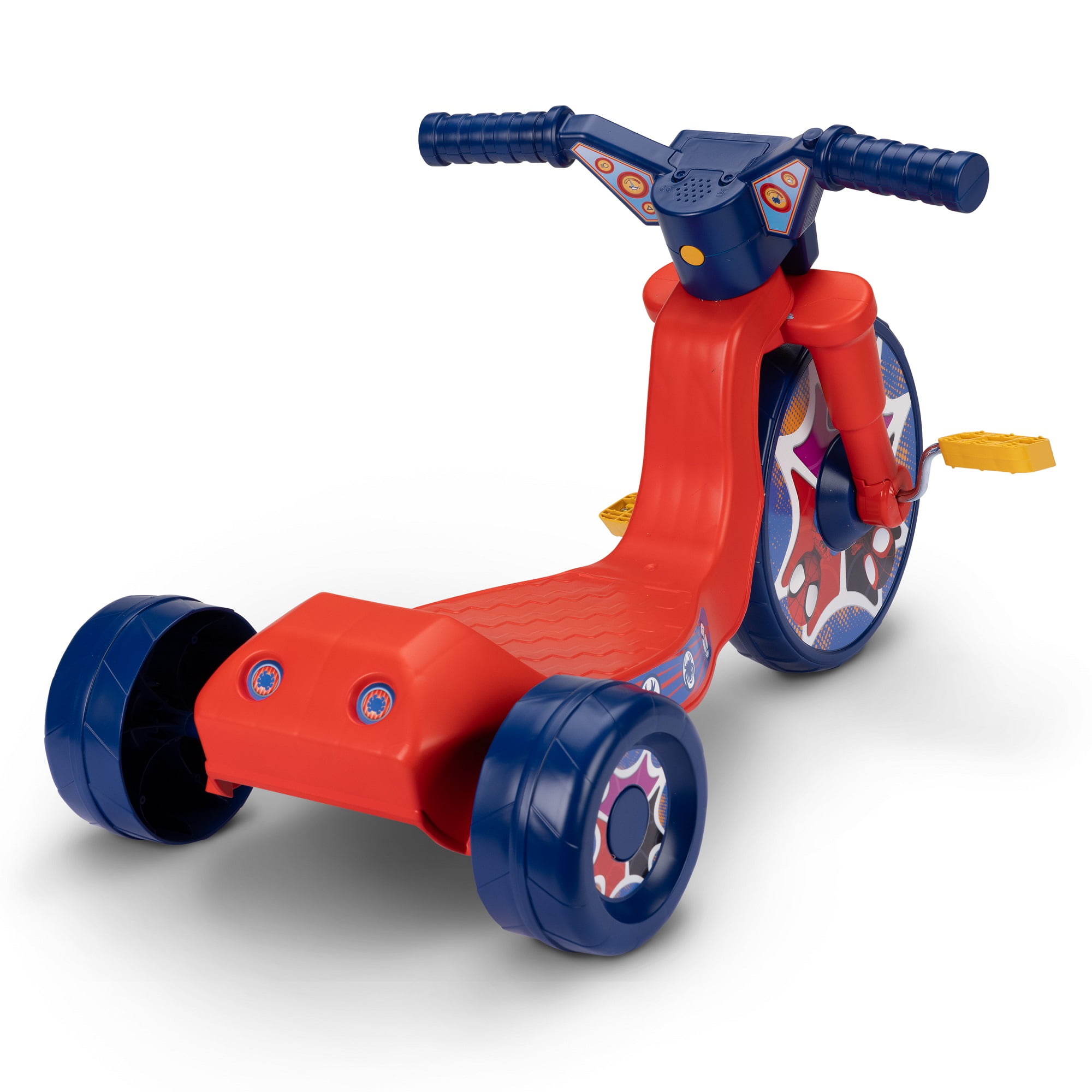Fly Wheel Spider-Man Junior Cruiser Tricycle with 10 inch Front Wheel Child 2 to 4 Years