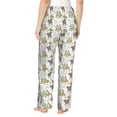 thumbnail image 3 of Daiia Jungle Animal Women's Sleep Pant with Pockets and Drawstring,Pajama Pants-X-Large, 3 of 9