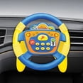 thumbnail image 4 of Juguete de Volante multifuncional interactivo con sonido giratorio Sunnimix Base U Amarillo Azul, 4 of 8