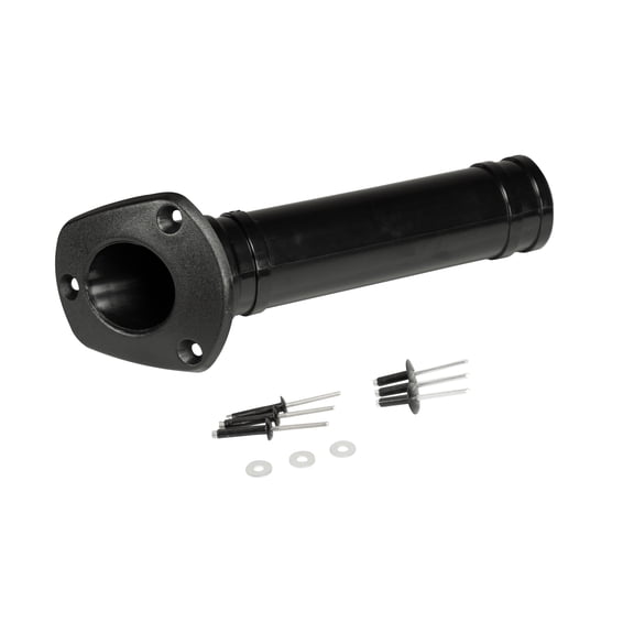Pelican - Kayak Flush Mount Rod Holder - Polypropylene - Black