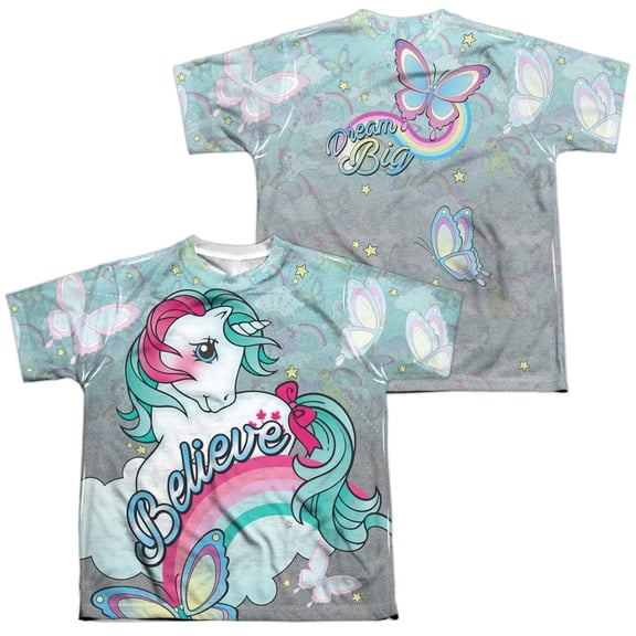 My Little Pony Retro - Believe In Dreams (Front/Back Print) - Youth Short Sleeve Shirt - Medium