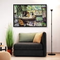 thumbnail image 2 of IDEA4WALL Framed Canvas Wall Art for Living Room, Bedroom La Grenouillere by Pierre-Auguste Renoir Canvas Prints for Modern Home Decoration Ready to Hang, 2 of 4