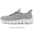thumbnail image 7 of Rumpra Women Step-In Slip On Walking Sneakers, Hands-Free No-Bend Design, Breathable Knit Lightweight Shoes, Cushioned EVA Non-Slip Outsole for Work & Daily Wear, 7 of 7
