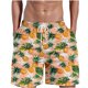 thumbnail image 2 of Puntoco Pantalones Cortos Para Hombre Con Bolsillo Con Cordón Y Estampado Del Día De La Independencia, Color Blanco Xxxxl, 2 of 5