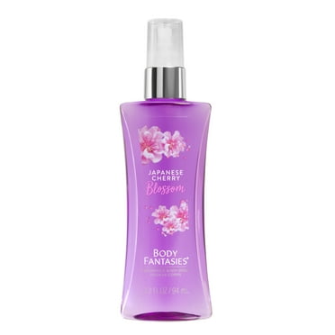 Body Fantasies Signature Japanese Cherry Blossom Body Spray for Women, 3.2 fl oz