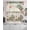 Light Beige, variant on Eucalyptus Trucks Swag Valances for Windows, Small Curtains Drapes, Spring Farmhouse Floral Sage Green Plaid Kitchen Window Curtains Over Sink Window Treatment Valance for Bedroom/Bathroom 56"x36"