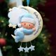 thumbnail image 4 of hengsof Christmas Snowman Ornament Christmas Decorations Resin Snowman Decor for Tree, Holiday Winter Indoor Home Table Decor Xmas Gifts, 4 of 6