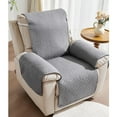thumbnail image 5 of Recliner Sofa Cover, One-Piece Slipcover for Rocking & Massage Chairs, 55x196cm Pet-Proof Furniture Protector, Washable Polyester, Modern Solid Design, 5 of 7