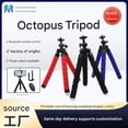 thumbnail image 2 of Mini Flexible Octopus Tripod for Phone and Camera, Blue, 25x22cm Soft Sponge Design, Adjustable Legs, 2 of 6
