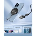 thumbnail image 6 of mistyhony Magnetic Wireless Charger 15W 2 Pack Fast Mag Safe Charger for iPhone 17 Pro Max/17 Pro/16 Air/17/16/15/14/13/12 Series Charging Pad for AirPods Series LED Magnet Charging Pad, 6 of 6