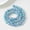 Blue Porcelain, variant on 50 Pcs Liuli Wheel Beads, 8-12mm Faceted Gold Sand Rose Pattern Glass Craft Beads with 1.5mm Hole, Loose Beads for DIY Jewelry Making Accessories (White Porcelain Pink, 6 * 8mm)
