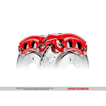 Powerstop S5028 PSBS5028 RED POWDER COATED PERFORMANCE CALIPERS