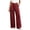 A Wine, variant on Womenspants Wide Leg Pants for Women Ndbuld Women's Wide Leg Dress Pants High Waisted Business Casual Work Trousers With Pockets Loose Straight Leg Office Pants For Women Dark Gray,XL