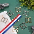 thumbnail image 6 of 1Bag 8pcs Double D-Ring Buckles Multi-Purpose D Ring Metal Adjustable Purse Loop Rings Clip Hook Fasteners Strap Rectangle Connector for Handbag Hardware Craft Keychain DIY Accessories, 6 of 6