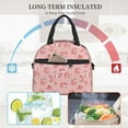 thumbnail image 4 of Balery Fox Bolsa de Almuerzo Impresa, Caja de Almuerzo Reutilizable, Bolsa Térmica Aislada para Almuerzo, Bolsa Antiderrames, 4 of 7