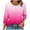 Hot Pink, variant on Spring Top Womens Tops Trendy Casual Women's 3/4 Length Sleeve T Shirts Women's Blouses Casual Boho New & Trending