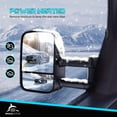 thumbnail image 4 of Espejos de remolque WHALEMOTOR calefactados con LED para Chevy Silverado 07-13, 4 of 7