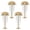 4PCS, variant on Gaderth 21.7in Tall Wedding Centerpieces Gold Vases, Metal Flower Stand for Table with Crystal Beads, With Crystal Fringe-Flower Stand, Gold Flower Vase for Party, Events, Reception, Durable Rust