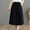 Black, variant on Skirts for Women LEBONYARD Skirts for Women Midi Length,Women's Summer Casual Button Open-line Pocket Loose Straight Skirt Black M