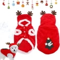 thumbnail image 1 of Methold Ropa roja de Navidad para mascotas con buena relación calidad-precio, ropa cómoda y elegante para perros pequeños Ropa para mascotas, 1 of 6
