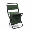 thumbnail image 1 of Silla Fuerte de Capacidad de Rodamiento, Cómodo Sillón de Tela Con Bolsa de Bolsillo de Almacenamiento, Silla de Pesca para Acampar, Pesca, Al Aire Libre, Peso Portátil, 1 of 8