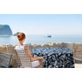 thumbnail image 2 of Vargottam Indoor/OutdoorRoundTablecloth 58 InchRoundTablecloth Waterproof PatioTableCloths,Spring/SummerTableCovers For Backyard CircularTable/Bbqs/Picnic -Royal Blue, 2 of 8