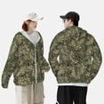 thumbnail image 4 of Fotbe Green Snake Skin Chaqueta con Protección Solar UPF 50+ para Hombre y Mujer, Camisa con Capucha y Bolsillos-3X-Large, 4 of 7