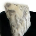 thumbnail image 3 of Plutus Brands, Gray Plutus Ivory Rabbit Animal Faux Fur Luxury Throw Pillow 12 in x 20in, Double Sided 12" x 20", 3 of 3