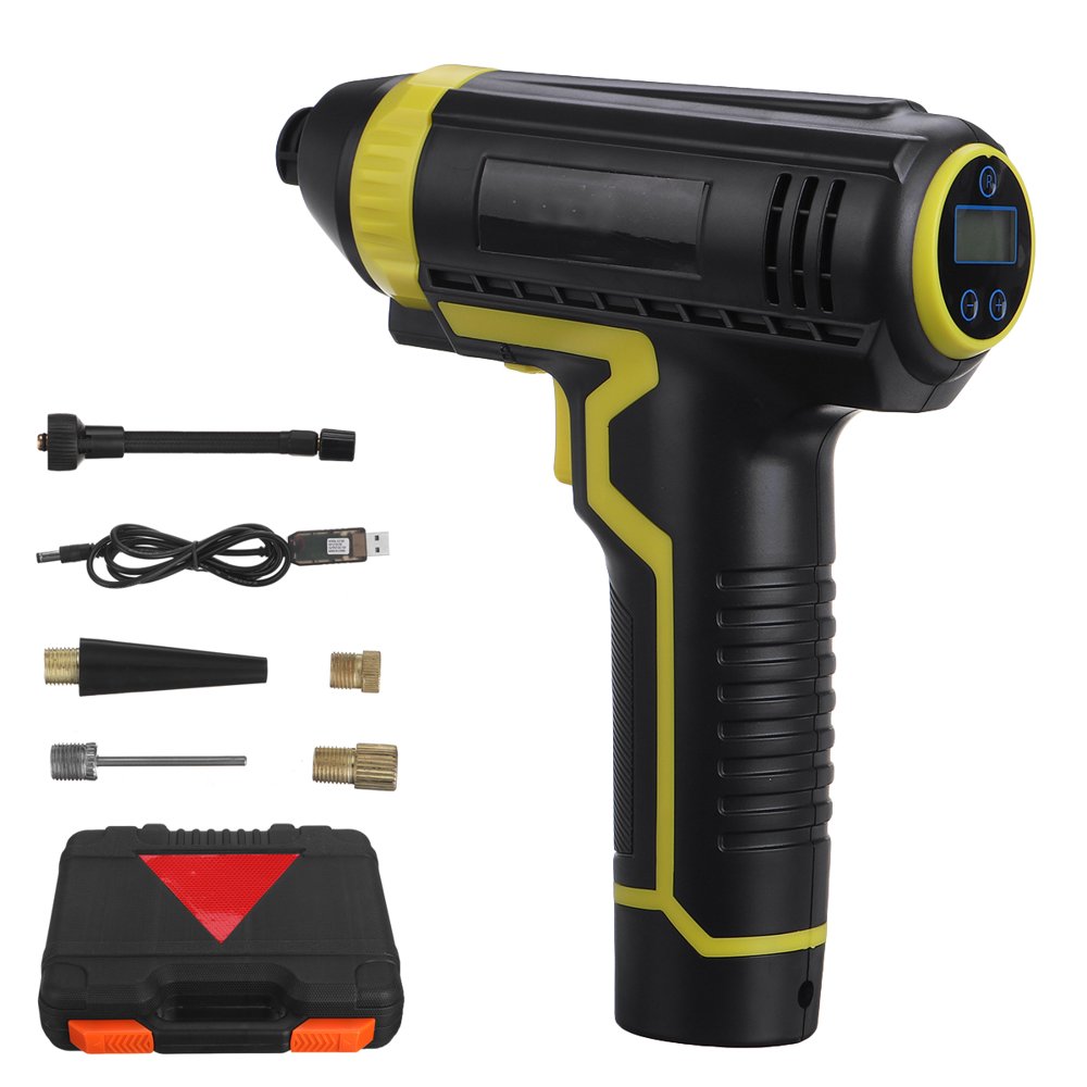 12.6V 150PSI Handheld Portable Cordless Digital Air Compressor, with