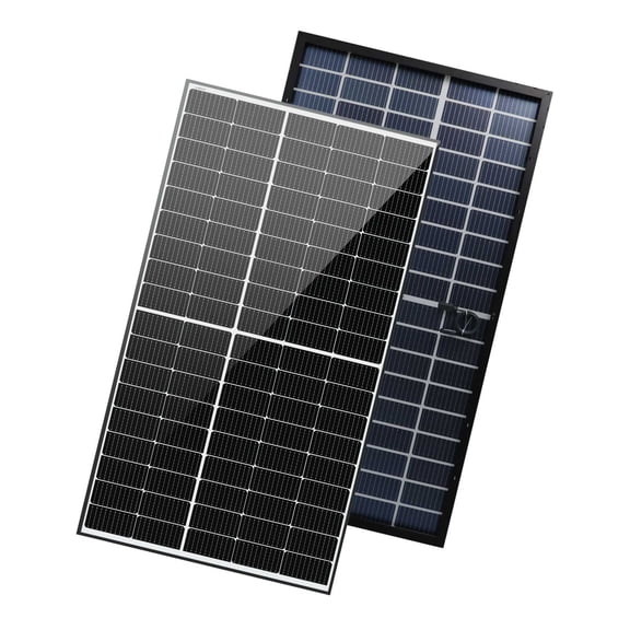 Renogy Bifacial Solar Panels 640 Watts 12V/24V, 2Pcs 320W Solar Panel, 30% Higher Efficiency, for Homes Roof RV Boat Camping